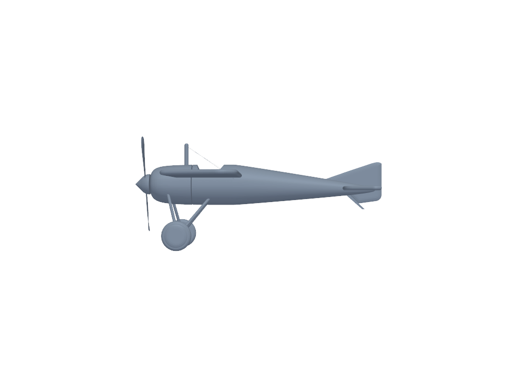 Morane Salnier N 3D打印模型
