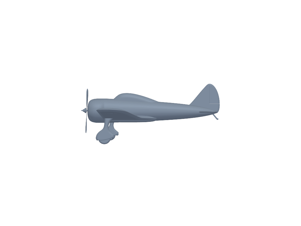 Nakajima Ki-27 3D打印模型