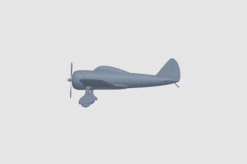 Nakajima Ki-27 3D打印模型