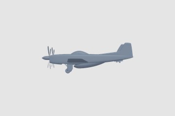 North American F-82 Twin Mustang 3D打印模型