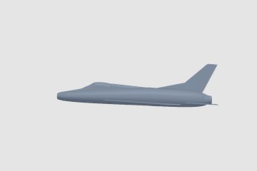 North Anerican F-100 Super Sabre 3D打印模型