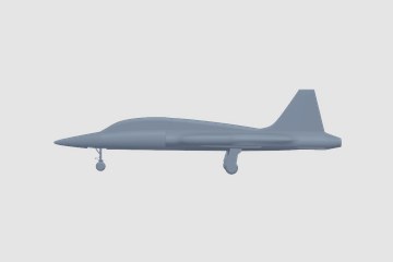 Northrop T-38 Talon 3D打印模型