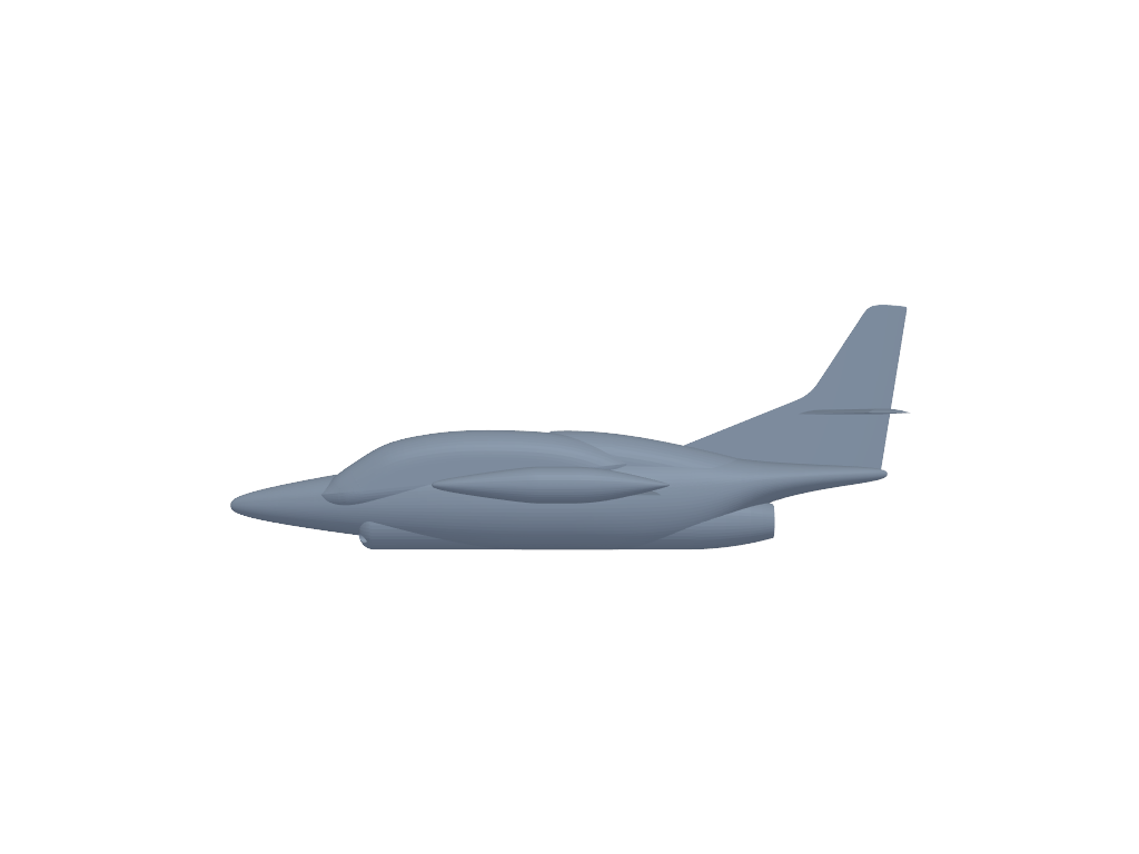Nortth American T-2 Buckeye v1 3D打印模型