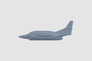 Nortth American T-2 Buckeye v1 3D打印模型