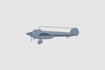 Petlyakov Pe-2 3D打印模型