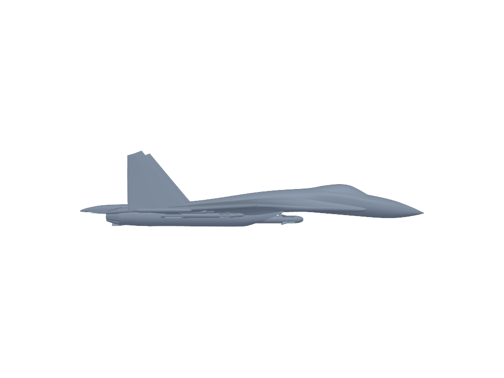 SU-35a 3D打印模型