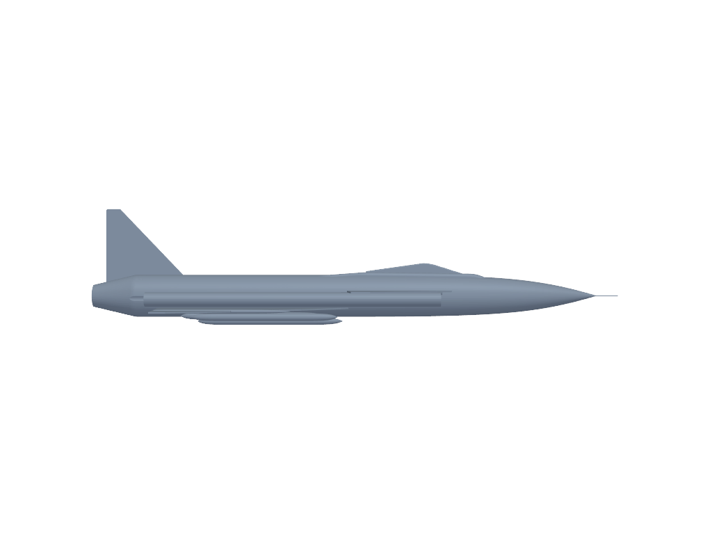 Saab 37 Viggen 3D打印模型