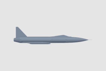 Saab 37 Viggen 3D打印模型
