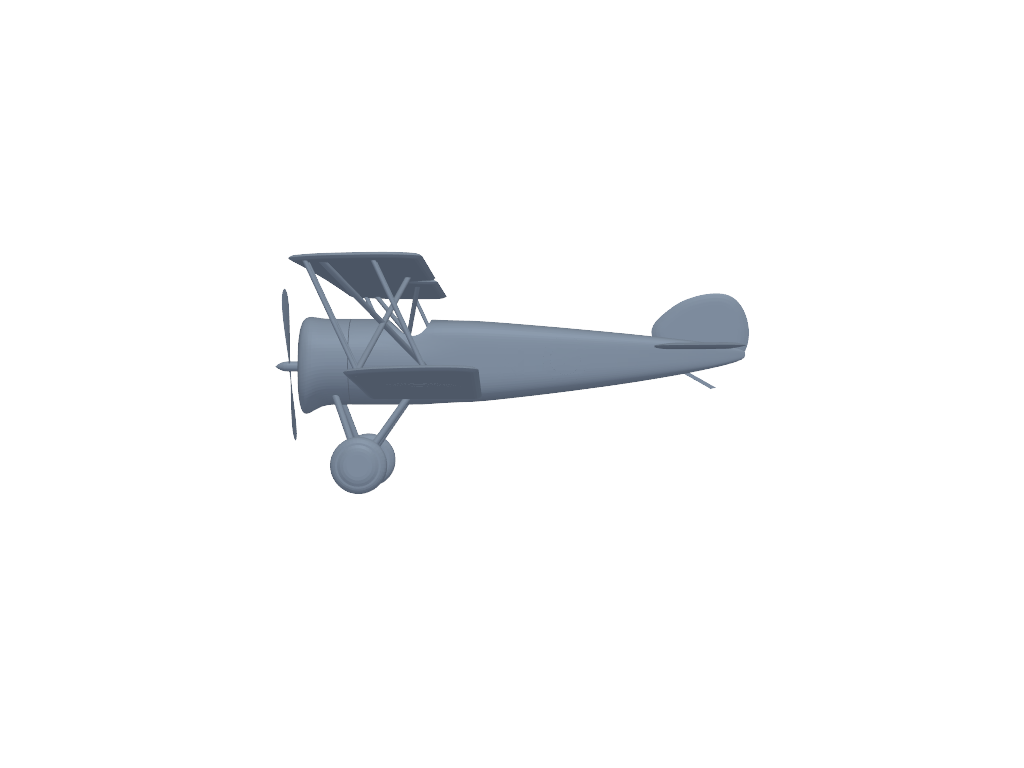 Sopwith Camel 3D打印模型
