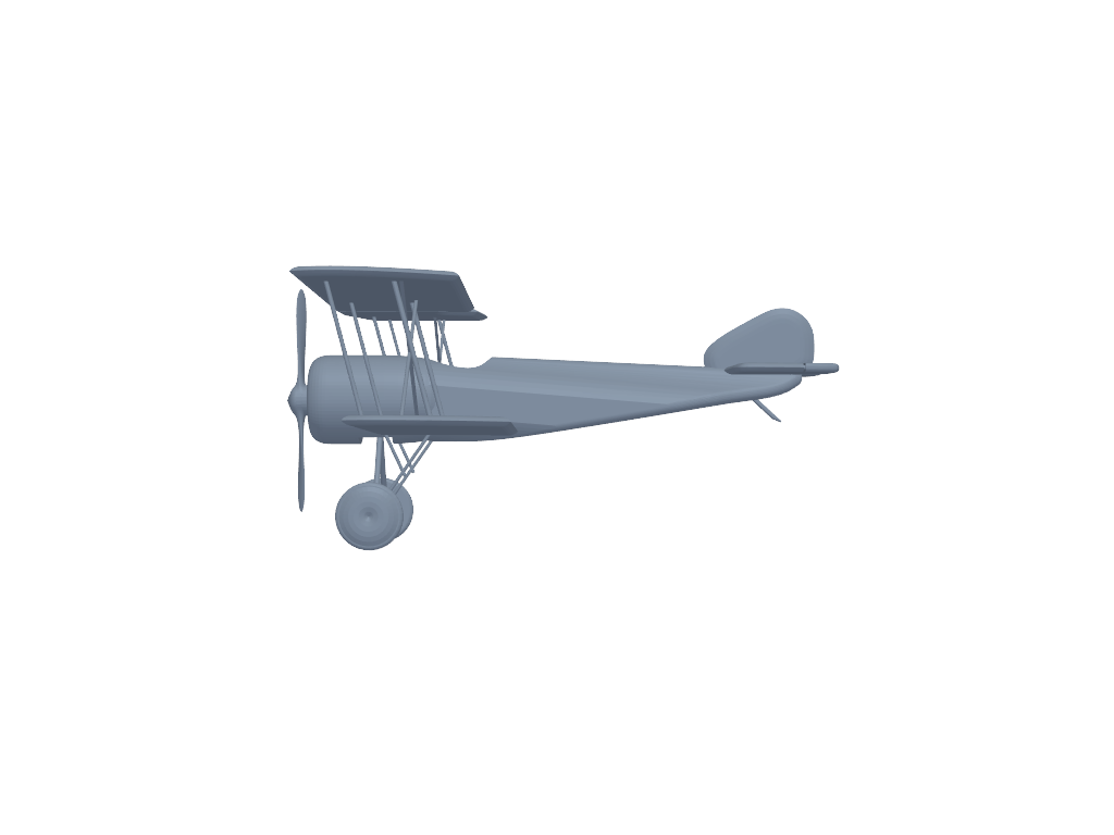 Sopwith Pup 3D打印模型