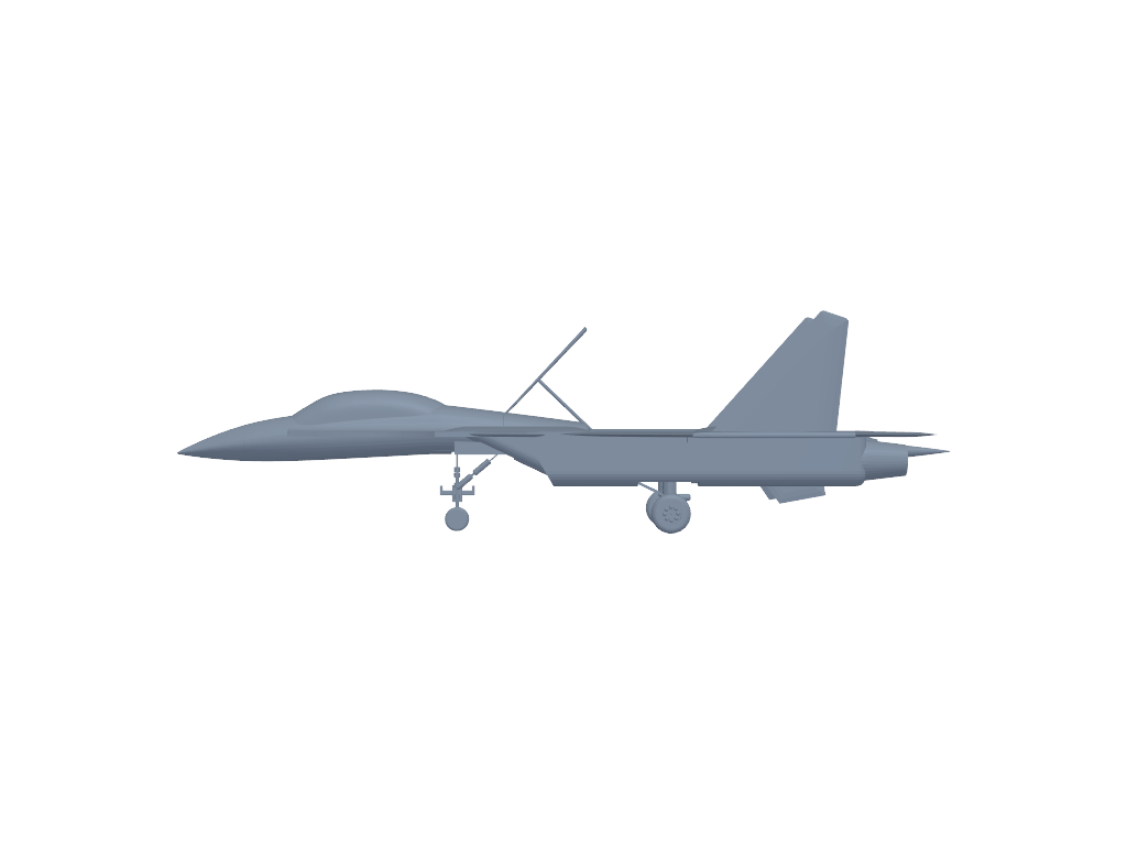 Sukhoi Su 33 3D打印模型