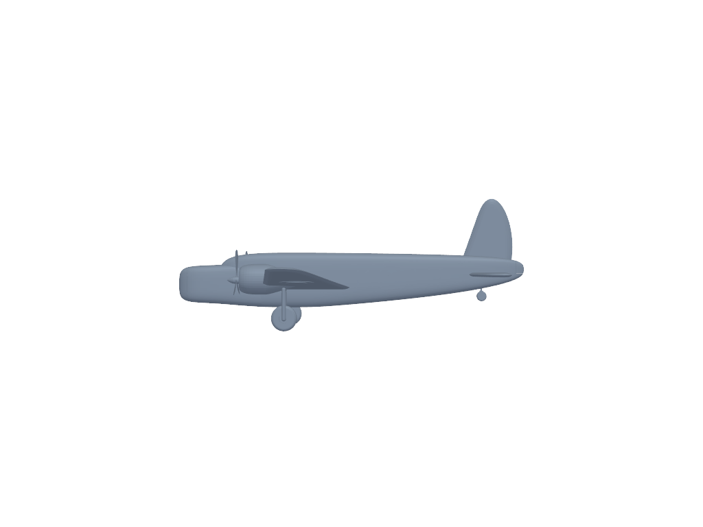 Vickers Welligton 3D打印模型