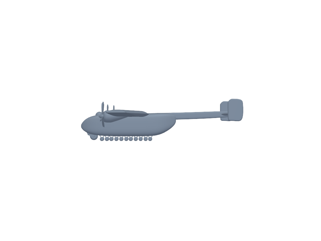 arado ar-232  3D打印模型