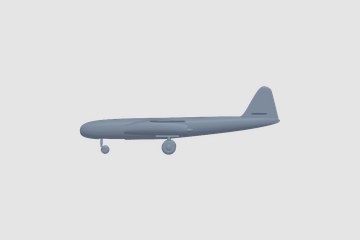 arado ar 234  3D打印模型