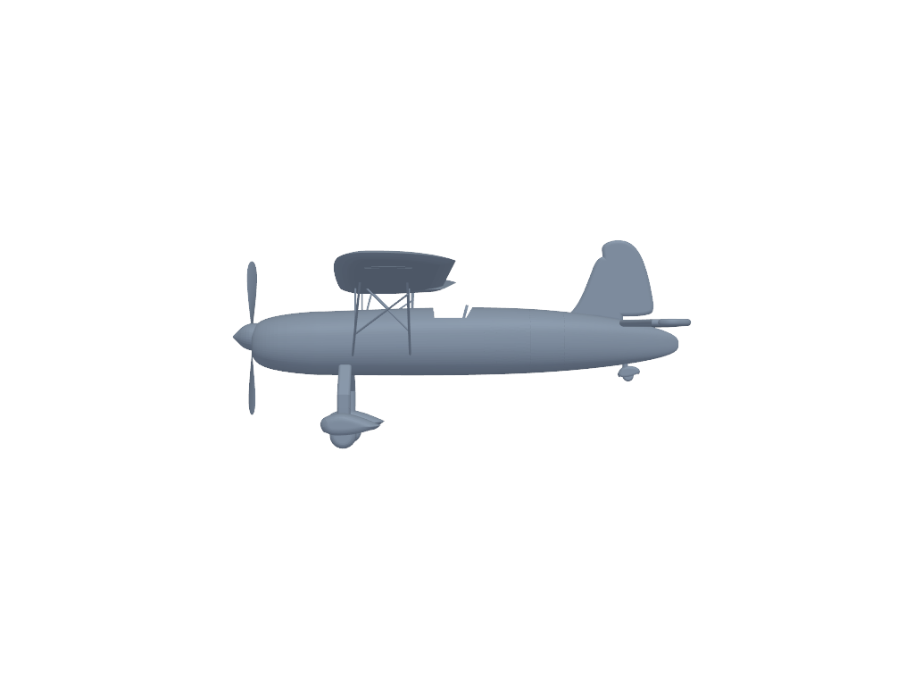 arado ar 76 3D打印模型