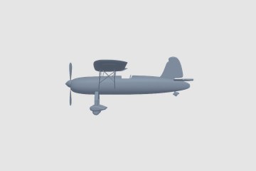 arado ar 76 3D打印模型