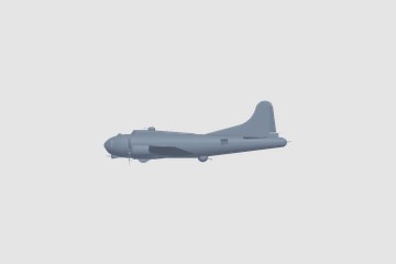 b-17 FLYING FORTRESS 3D打印模型