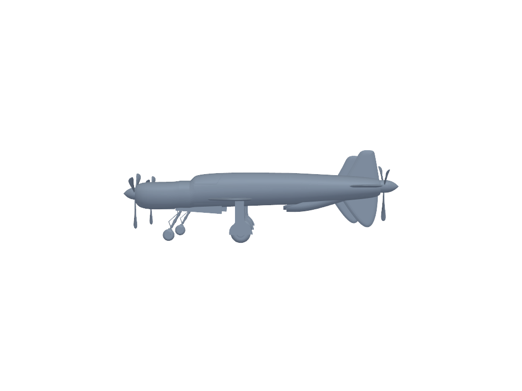 dornier-do-635 3D打印模型