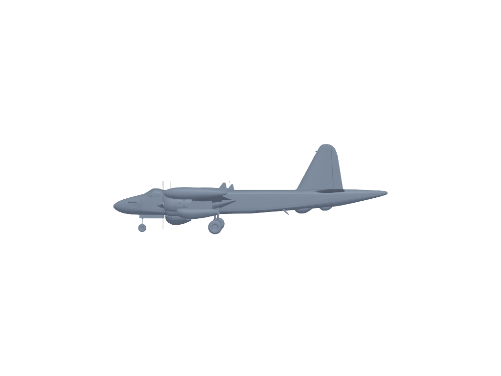 lockheed-p-2-neptune 3D打印模型