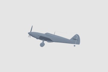 messerschmitt-bf109-me109 3D打印模型