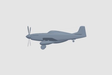 north-american-p-51c-mustang 3D打印模型