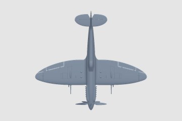 supermarine-spitfire-xiv-c 3D打印模型