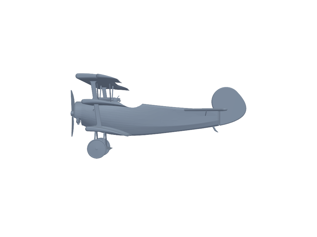 triplane-fokker-dr-1 3D打印模型