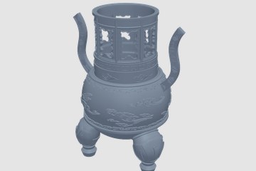 大石炉 3D打印模型