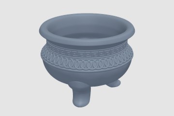 小香炉 3D打印模型