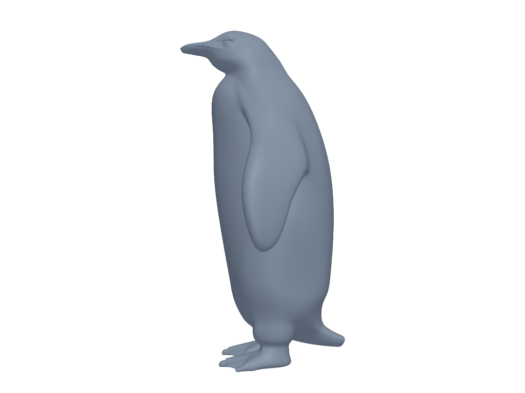 企鹅 3D打印模型