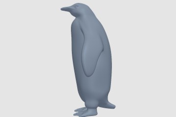 企鹅 3D打印模型