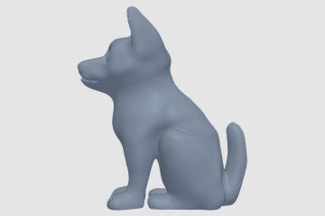 坐姿小狗puppy 3D打印模型