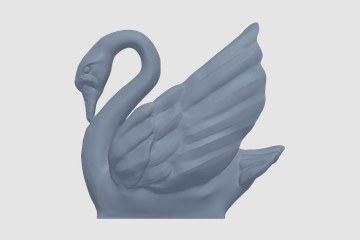 天鹅 3D打印模型