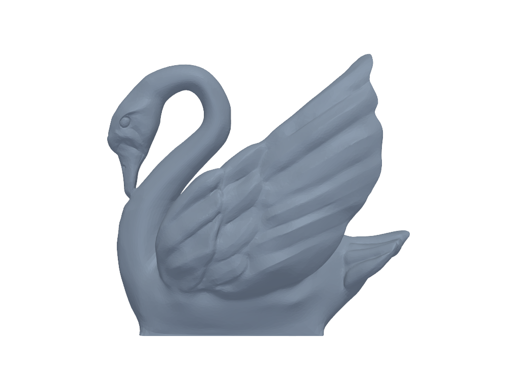 天鹅 3D打印模型