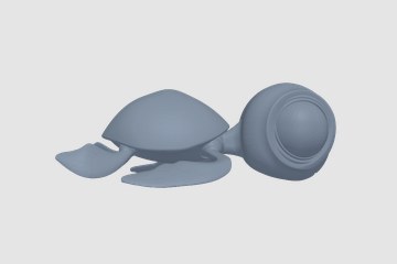 小海龟 3D打印模型