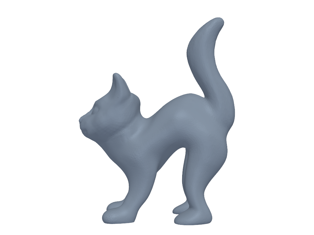 小猫 3D打印模型
