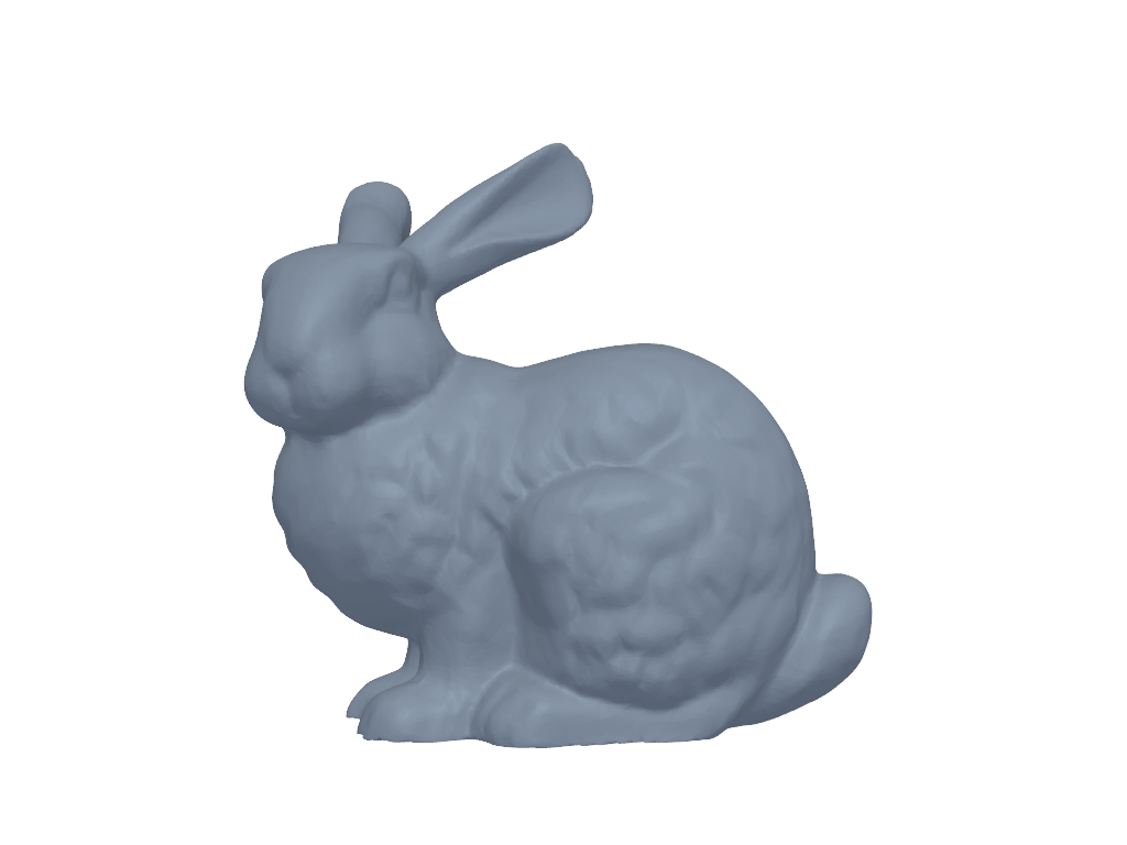 斯坦福的兔子 3D打印模型