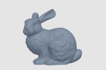 斯坦福的兔子 3D打印模型