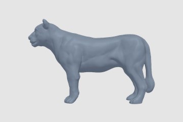 母狮子 3D打印模型