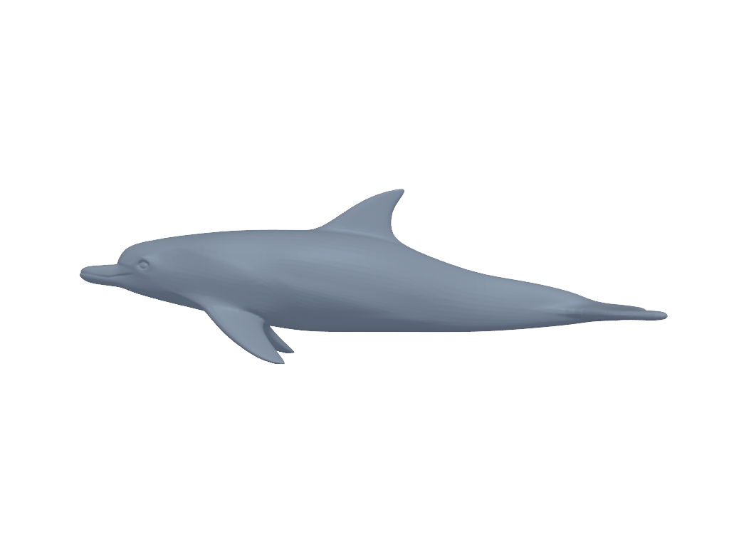 海豚 3D打印模型
