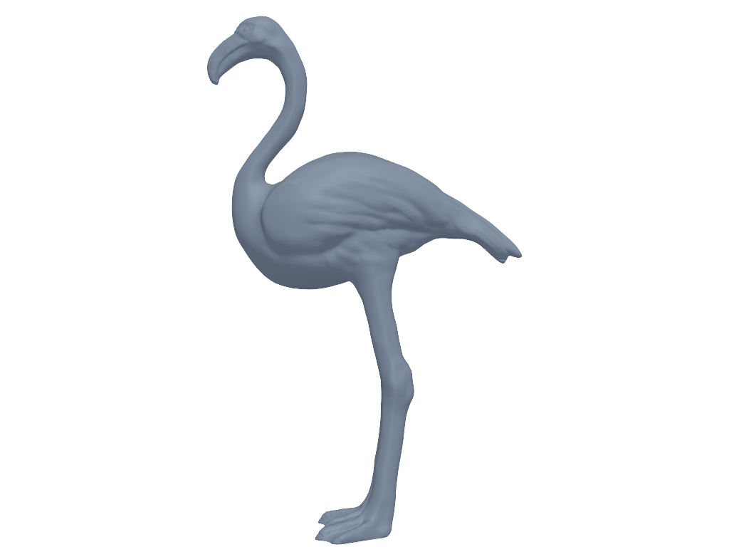 火烈鸟 3D打印模型