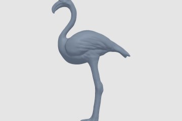 火烈鸟 3D打印模型