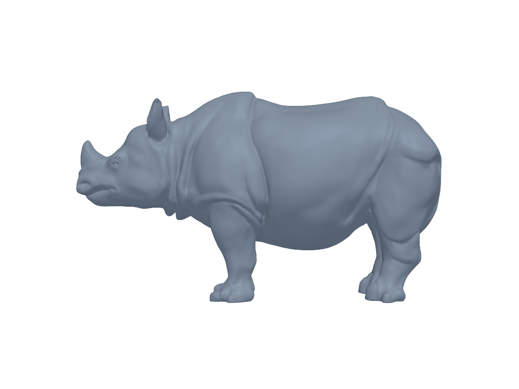 犀牛3 3D打印模型