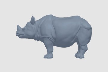 犀牛3 3D打印模型