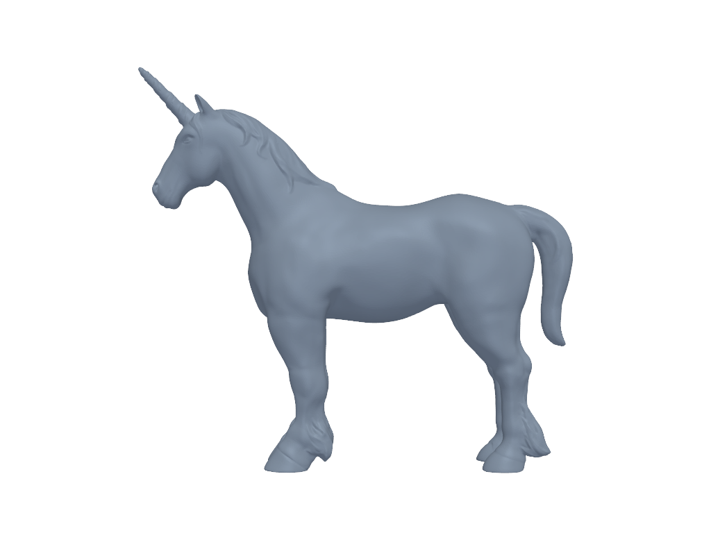 独角兽 3D打印模型