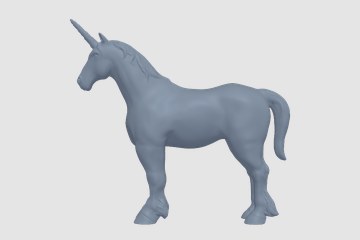 独角兽 3D打印模型