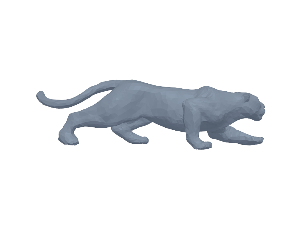 猎豹 3D打印模型