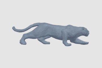猎豹 3D打印模型