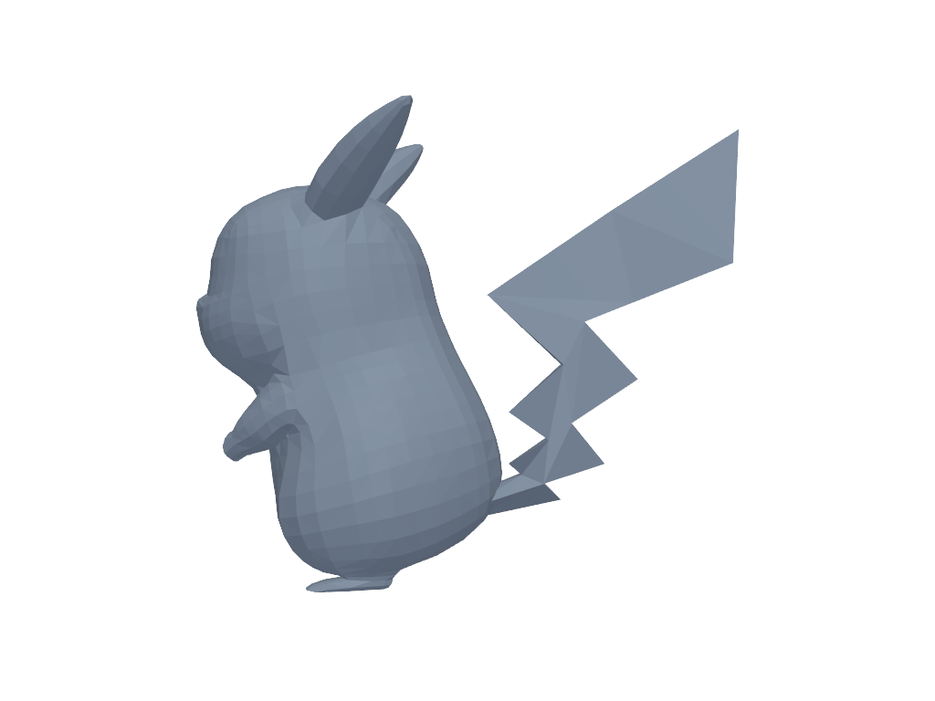 皮卡丘 3D打印模型