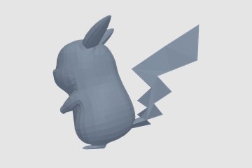 皮卡丘 3D打印模型